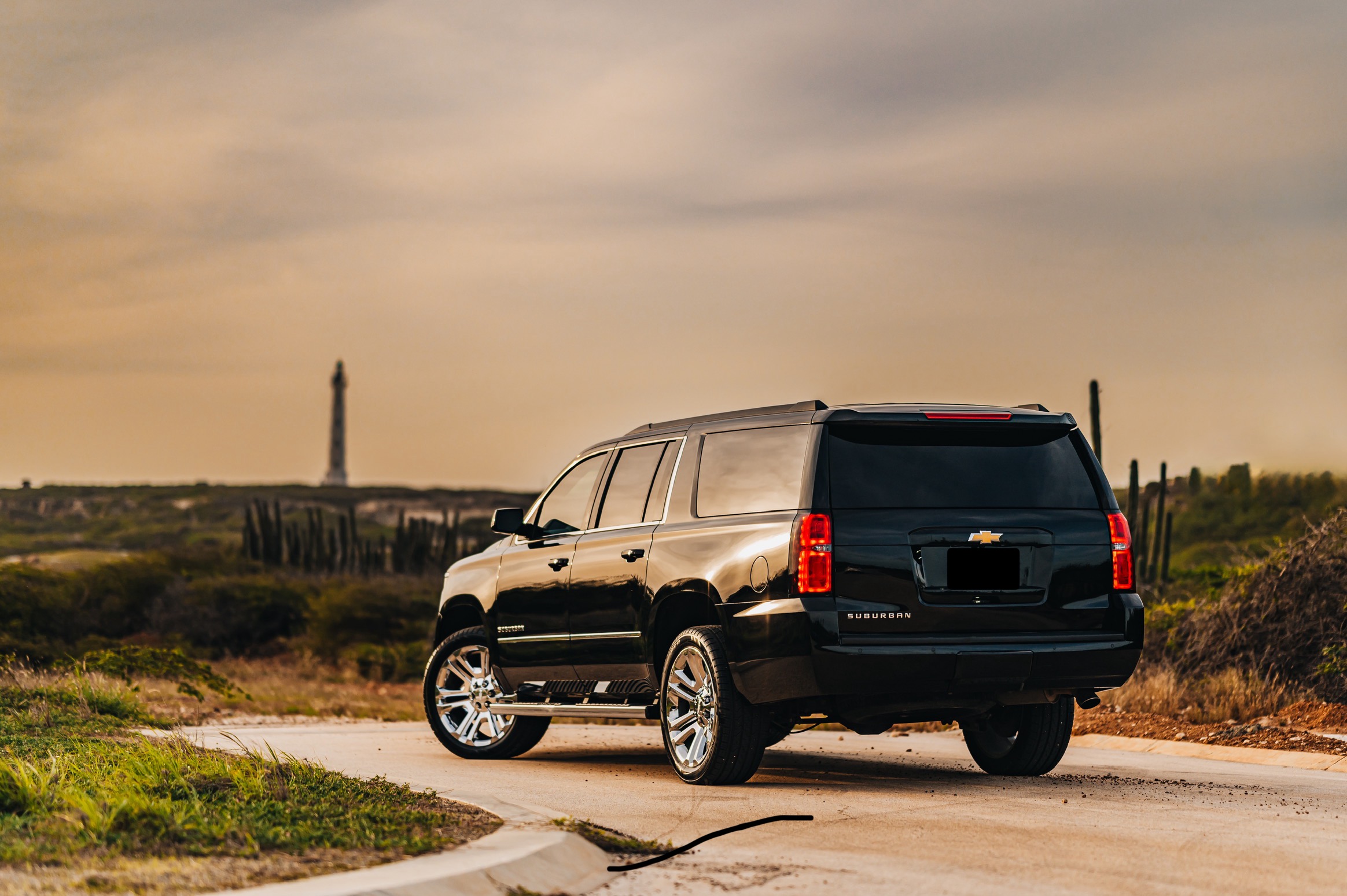 JP Transportation Aruba - Chevrolet Suburban rear view